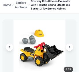 Ride on excavator