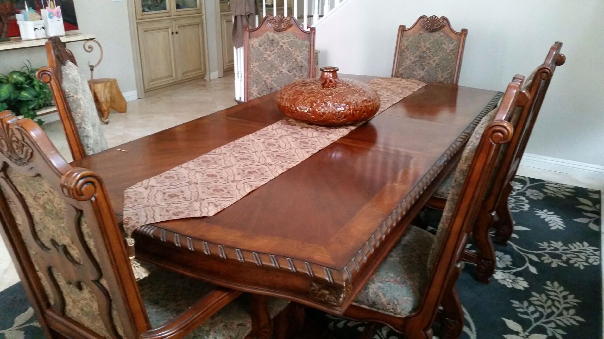 Table Large Dining Room Table 7 Foot Solid Wood Gorgeous For Sale In San Diego Ca Offerup
