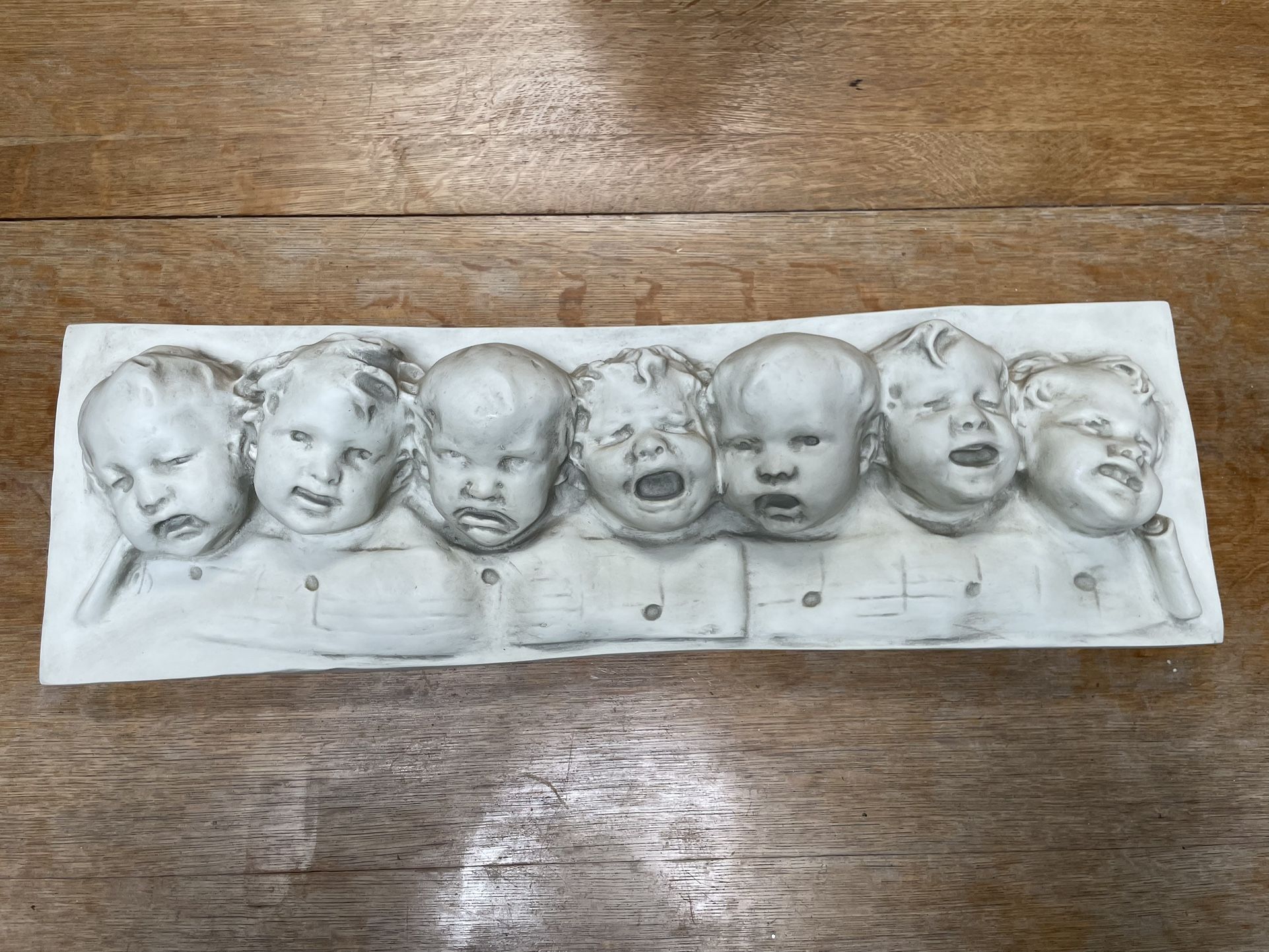 Seven Musical Note Singing Children Wall Art