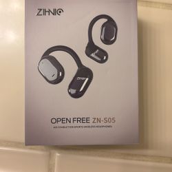Air Conduction Wireless Headphones, Black