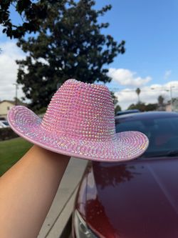 Pink Rhinestone Cowboy Hat