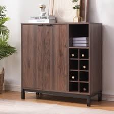 Bar Cabinet in Dark Walnut 34” L x 16” W x 36” H