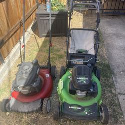 2 Lawn Mowers For Sale 