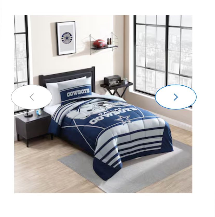 NEW! Cathay Sports Dallas Cowboys Crosser Twin/Twin XL 2-Piece Comforter Set