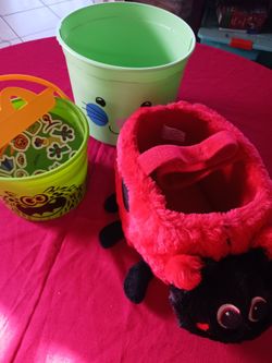 Halloween buckets for candy