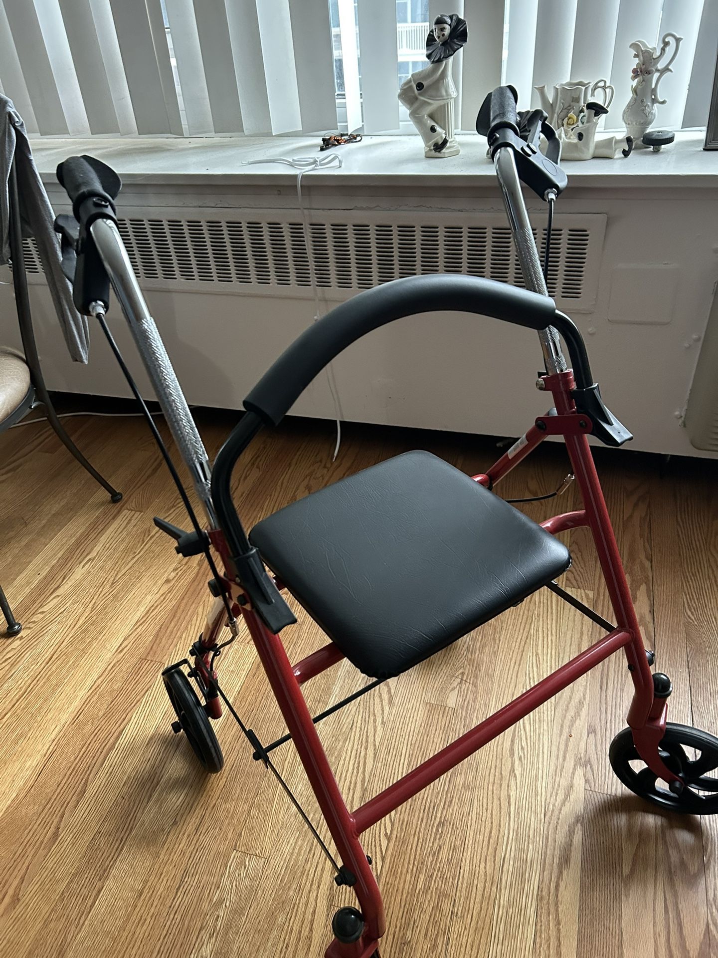 Red Walker With Wheels