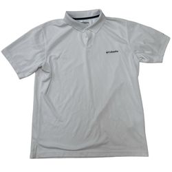 Columbia Omni-Shade Men’s White Polo Shirt Size L