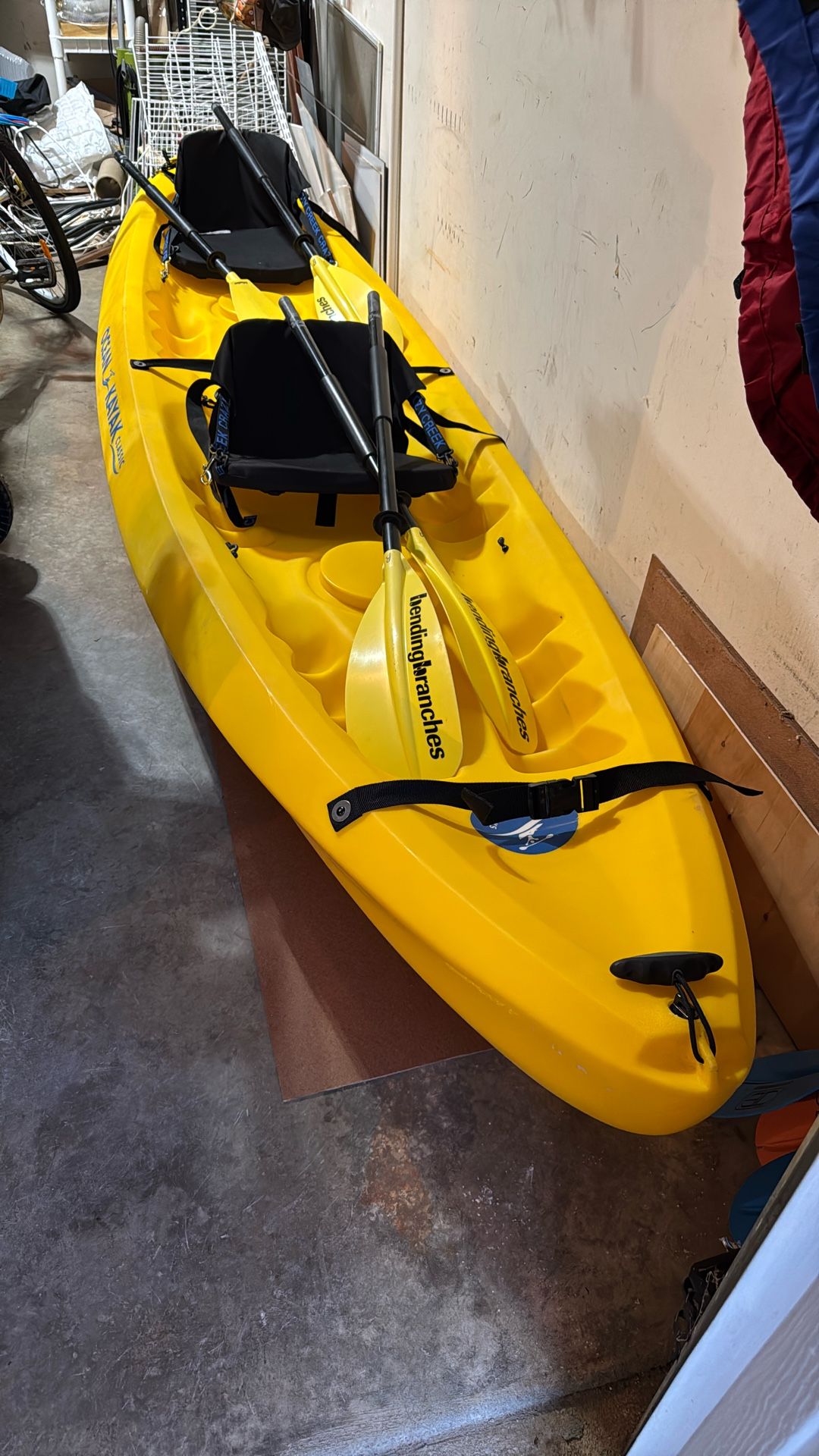 12’ Malibu Two Ocean Kayak + Seats + Paddles