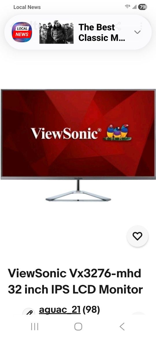 VIEWSONIC VX3276 32 Inch