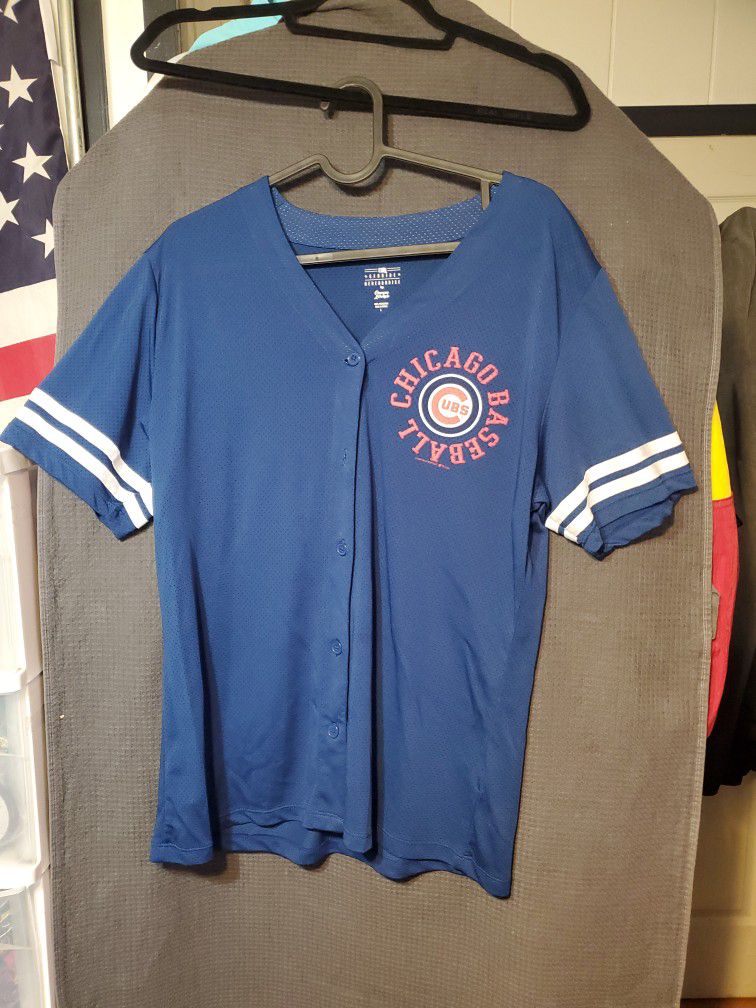 Women Jersey Chicago Cubs Size L 