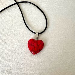 Heart Stone Necklace