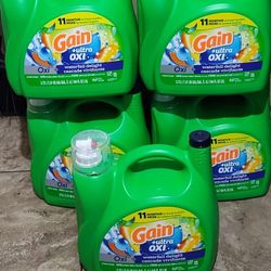 Detergente Gain Líquido Galones De 134 Lavadas 