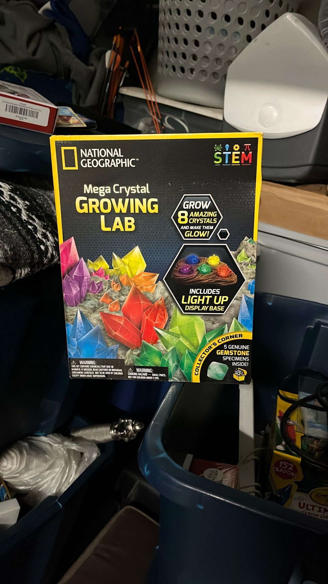 National Geographic mega crystal growing lab