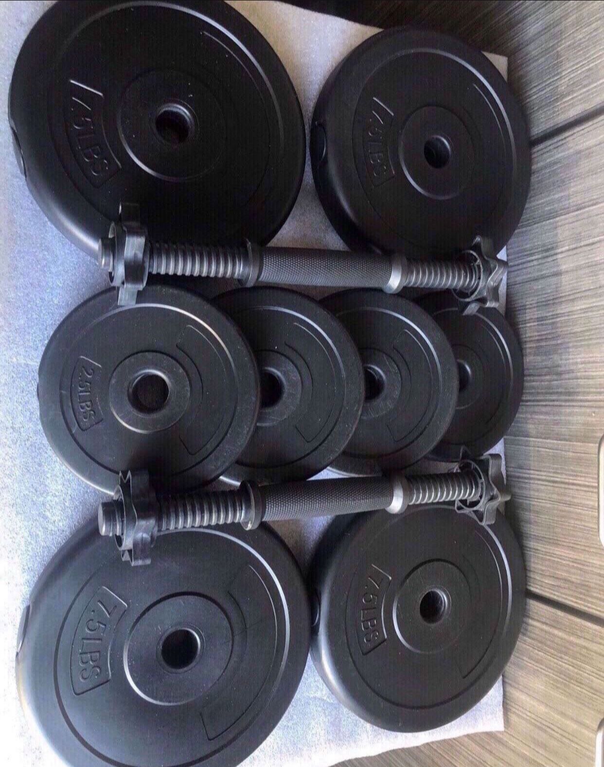 40lb Adjustable Dumbbells