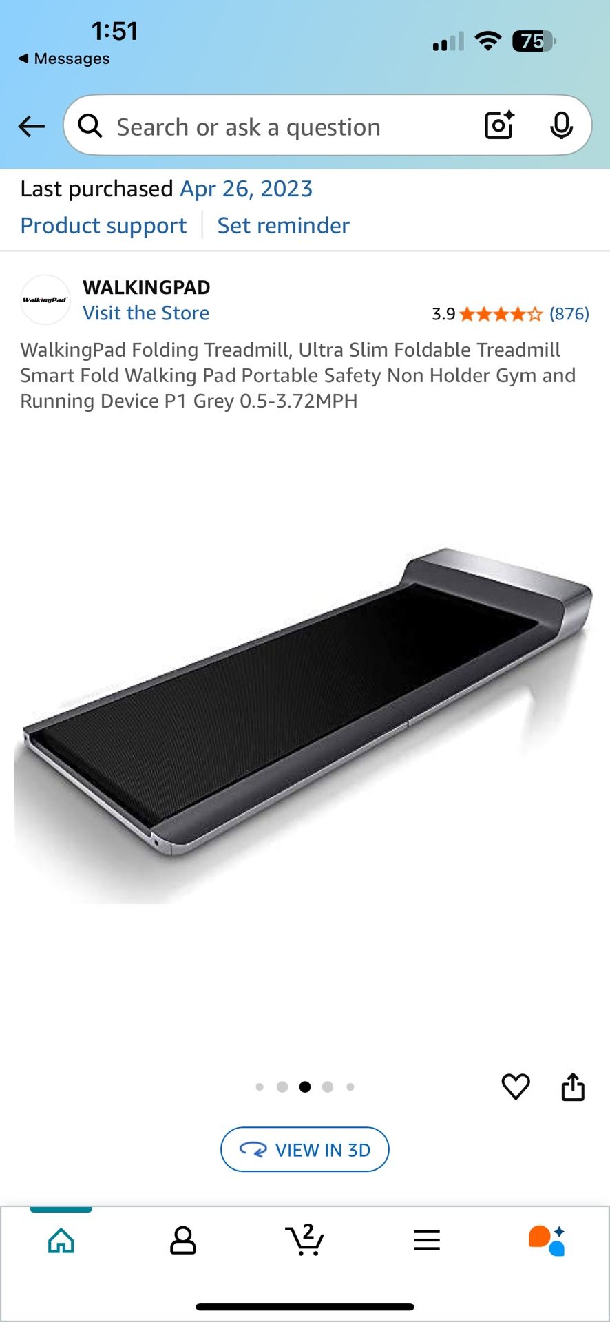 Foldable Walkpad / Treadmill