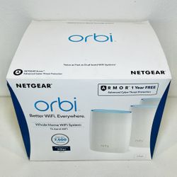 Netgear Orbi RBK53 Mesh WiFi System (3 Pack) – Covers 7500 sq ft – Fast & Stable