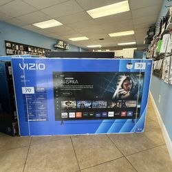 VIZIO 70” Class 4K UHD LED HDR Smart TV with Free Soundbar