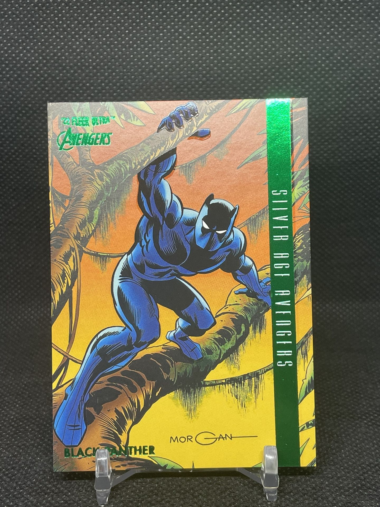 2022 Fleer Ultra Avengers Silver Age Black Panther trading card