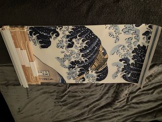 3 Piece, Scroll Style Print of "The Wave"