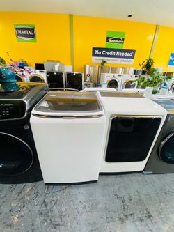 Washer and dryer Samsung no credit needed