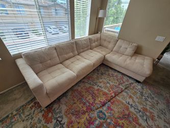 Cream Sectional Sofa