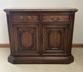 Century Small Dining Buffet Cabinet with fold-out extensions