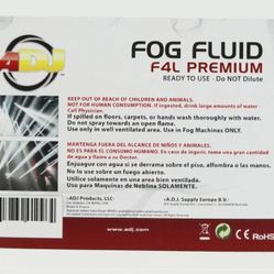  American DJ Fog Machine. Also usable Fog Juice