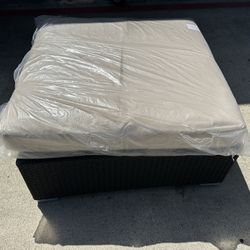 New Outdoor Patio Furniture Ottoman Sunbrella