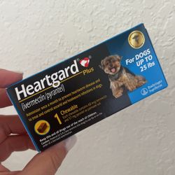 Heartgard  Up To 25 lbs.  Exp 2024