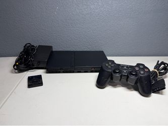 Sony PlayStation 2 Slim PS2 Black Console Gaming System Controller SCPH-70012
