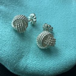 Authentic Tiffany & Co. Knot Earrings