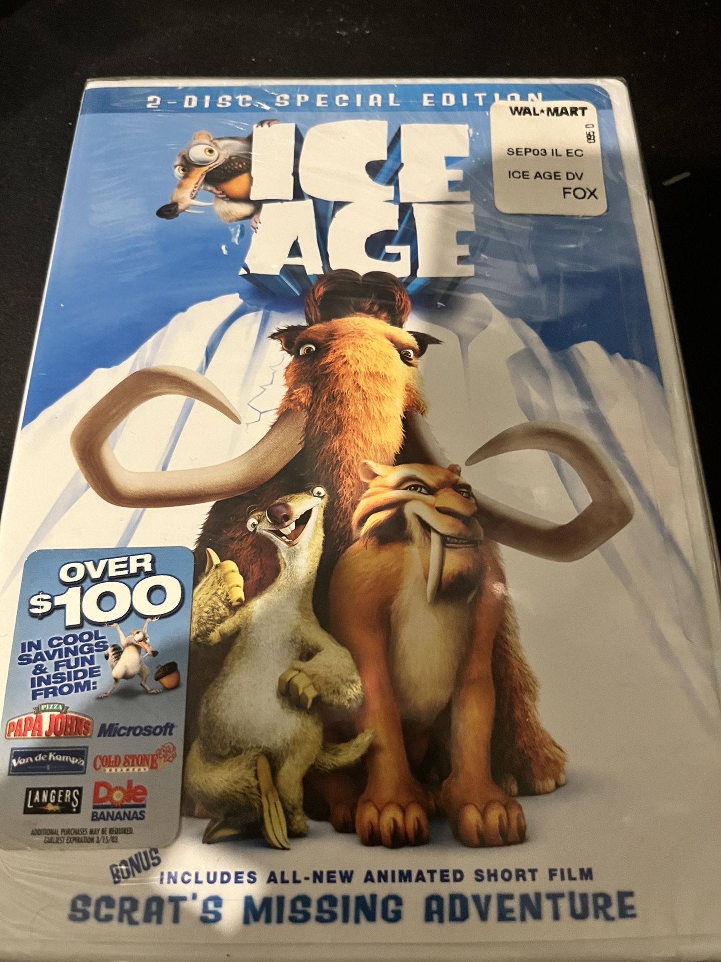 Ice Age Movie New Sealed