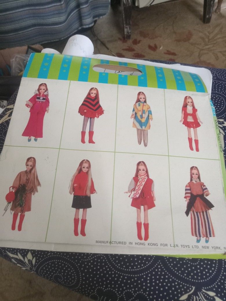 Vintage 6" Doll Set Clothes 1959