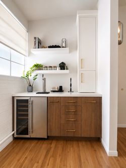 Custom Solid Walnut Omega Cabinetry | Built-In Kegerator + Beverage Center | $12K+ Value