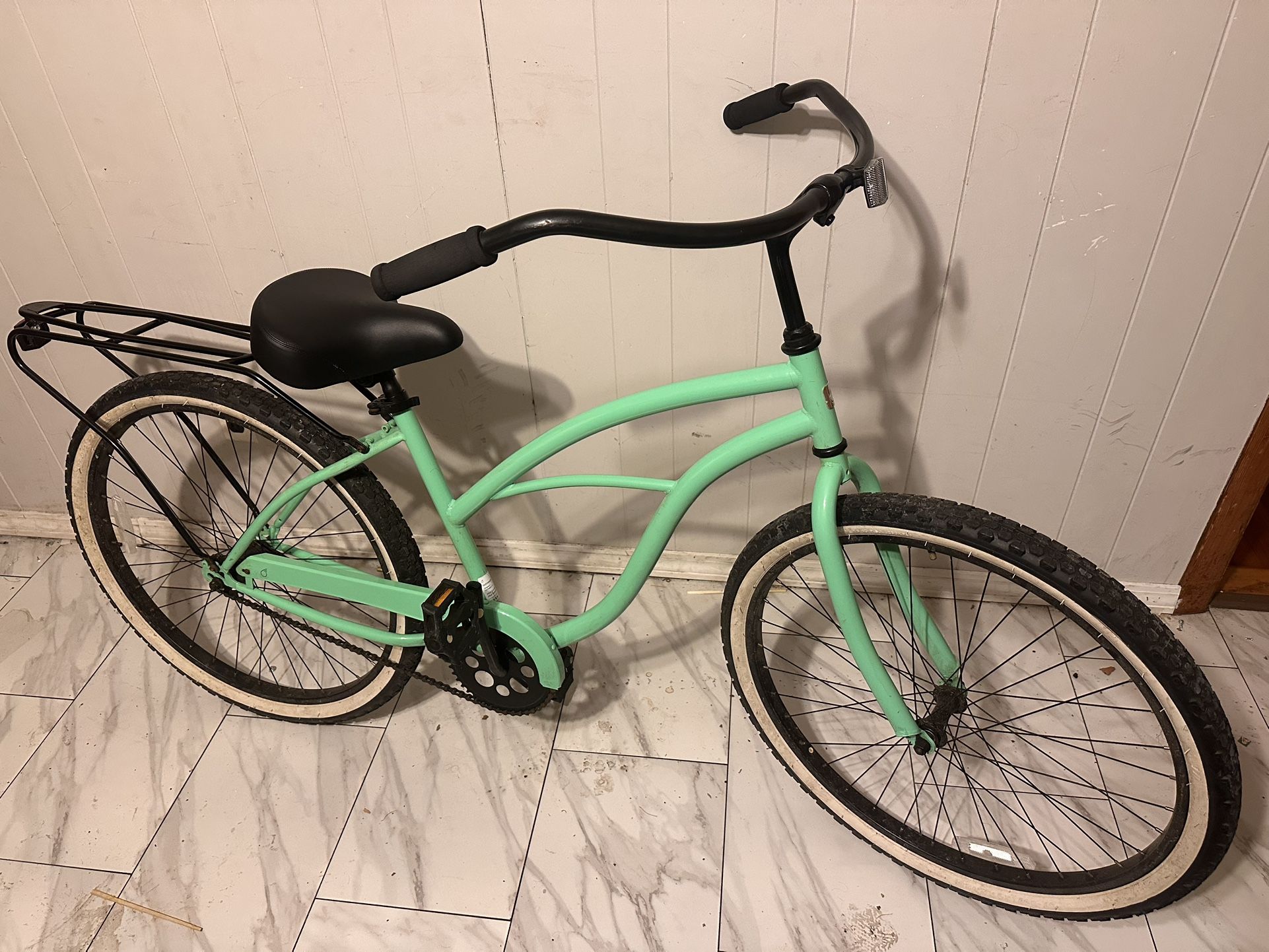 Three Six Zero Beach Cruiser Bike 26” Wheels Bicycle