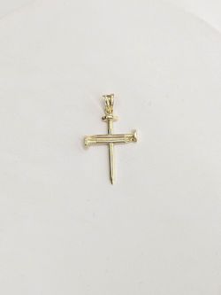 10kt Real Gold Cross Pendant