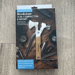 Brookstone 14-in-1 Compact Tool & Hatchet