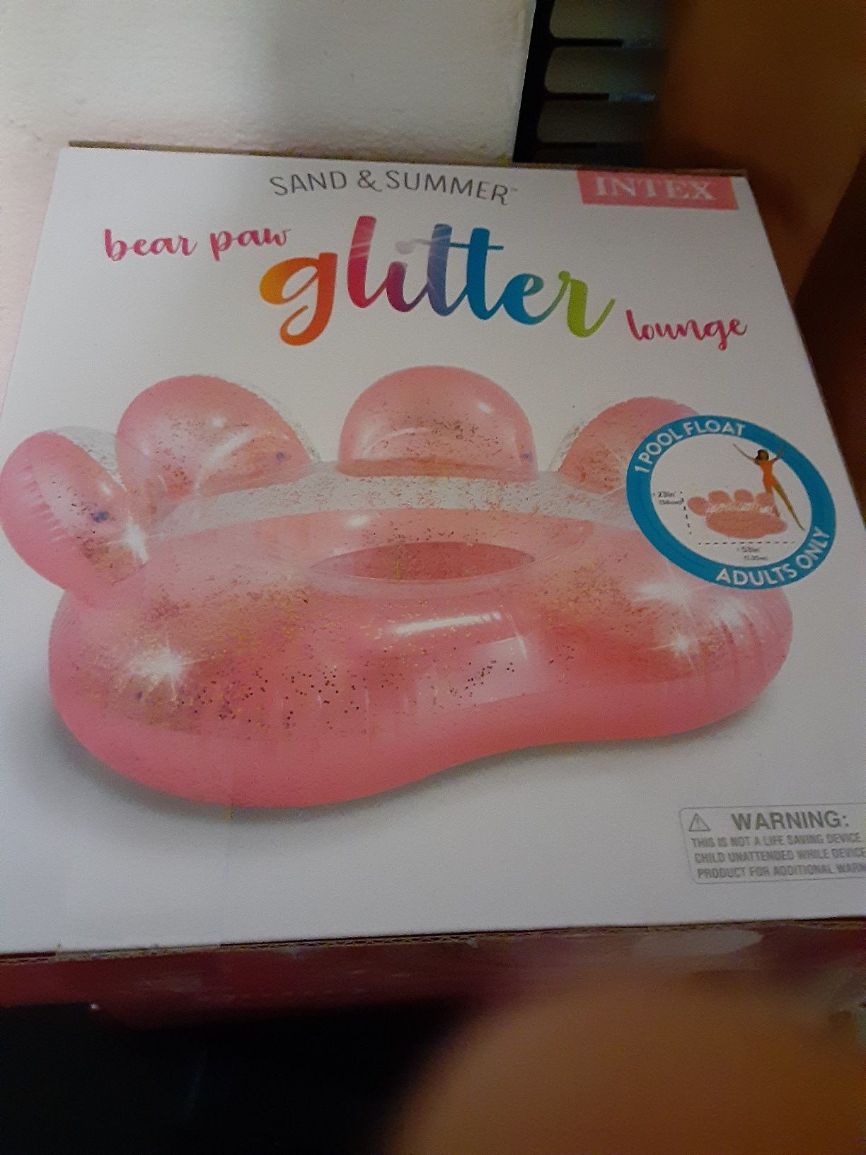 Glitter Bear Paw $15.00 cash only(serious buyers)