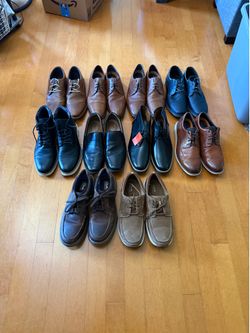 Huge Lot Men’s Dress Casual Shoes Size 14 Cole Haan Rockport madden Clarks
