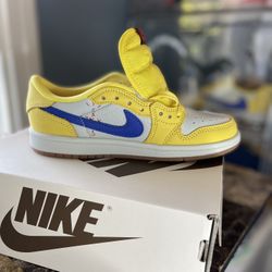 Jordan 1 Retro Low Og Sp Travis Scott Canary Ps