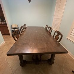 SOLID WOOD DINING TABLE