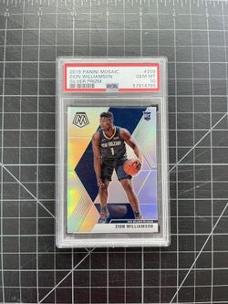 2019 Mosaic Silver Holo Rookie Zion Williamson