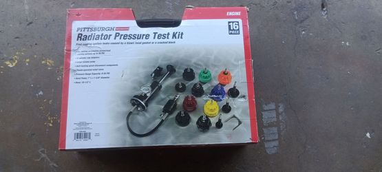 Radiator pressure test kit