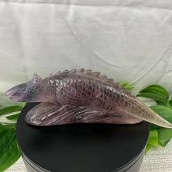 Rare Crystal Fluorite Lizard