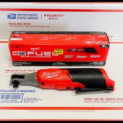 Milwaukee M12 FUEL 12V Lithium-Ion Brushless Cordless High Speed 3/8 in. Ratchet (Tool-Only)