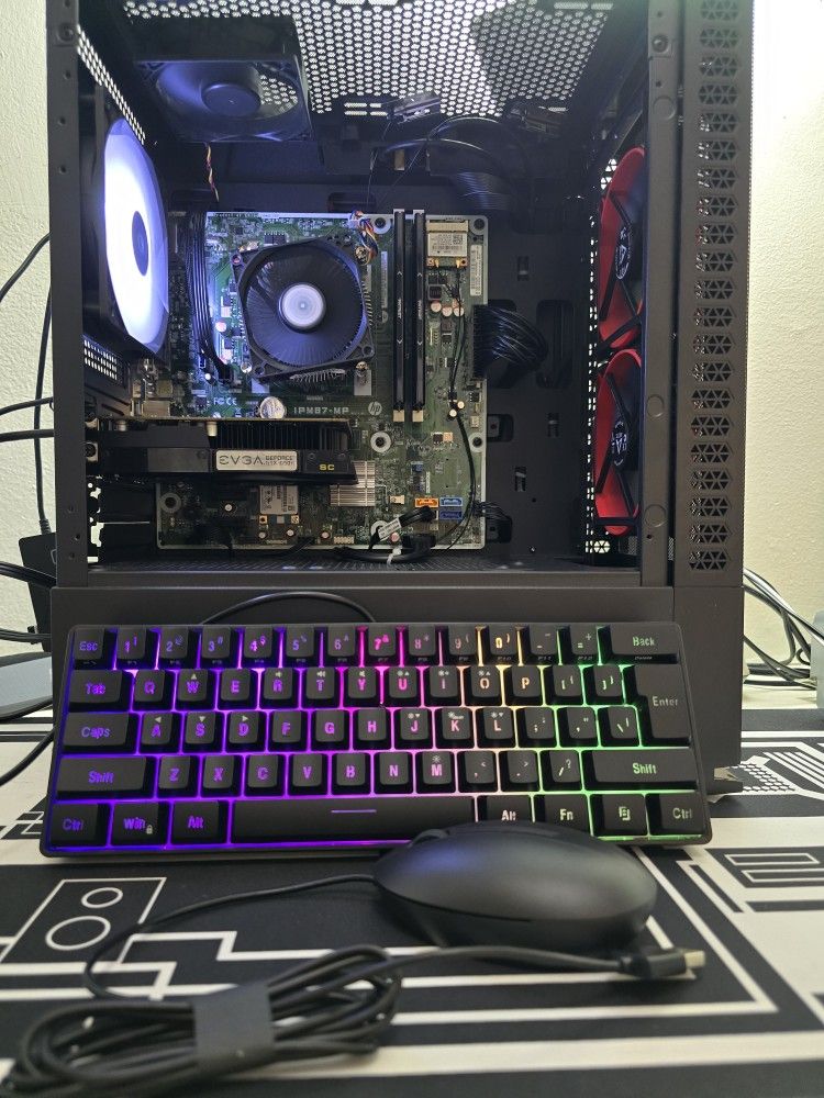 Gaming pc desktop computer intel i5, gtx 1050ti, 16 gb ram, ssd, hdd, wifi bundle