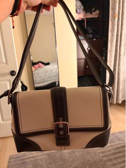 Vintage Coach Leather Shoulder Bag