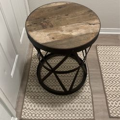 Rustic End Table