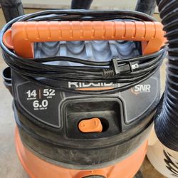 Ridgid 14 gallon shop vacuum