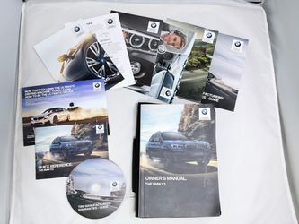 Genuine BMW X3 Owner’s Manual Set with Case, Booklets & CD